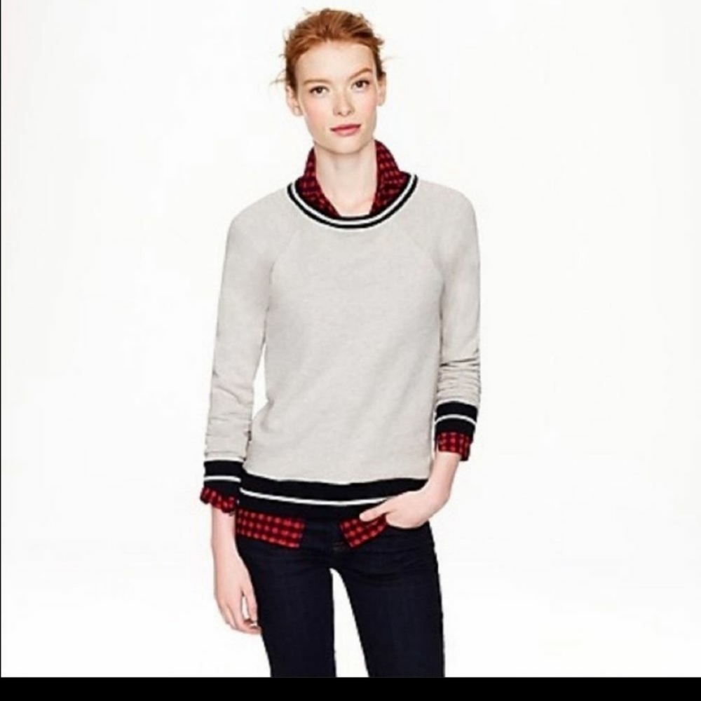 NWT J Crew Black Label Sweatshirt